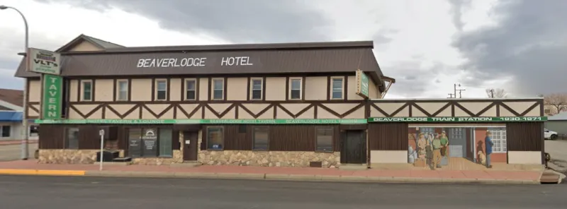 panorama outside beaverlodge hotel